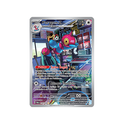 Porygon-Z, carte Illustration rare de Faille Paradoxe