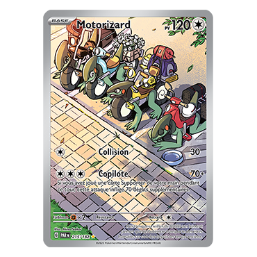 Motorizard, carte Illustration rare de Faille Paradoxe