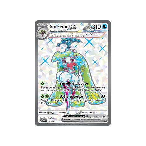 Sucreine 220/182 : Ultra rare de Pokémon Faille Paradoxe