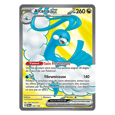 Altaria, carte Ultra rare de Faille Paradoxe