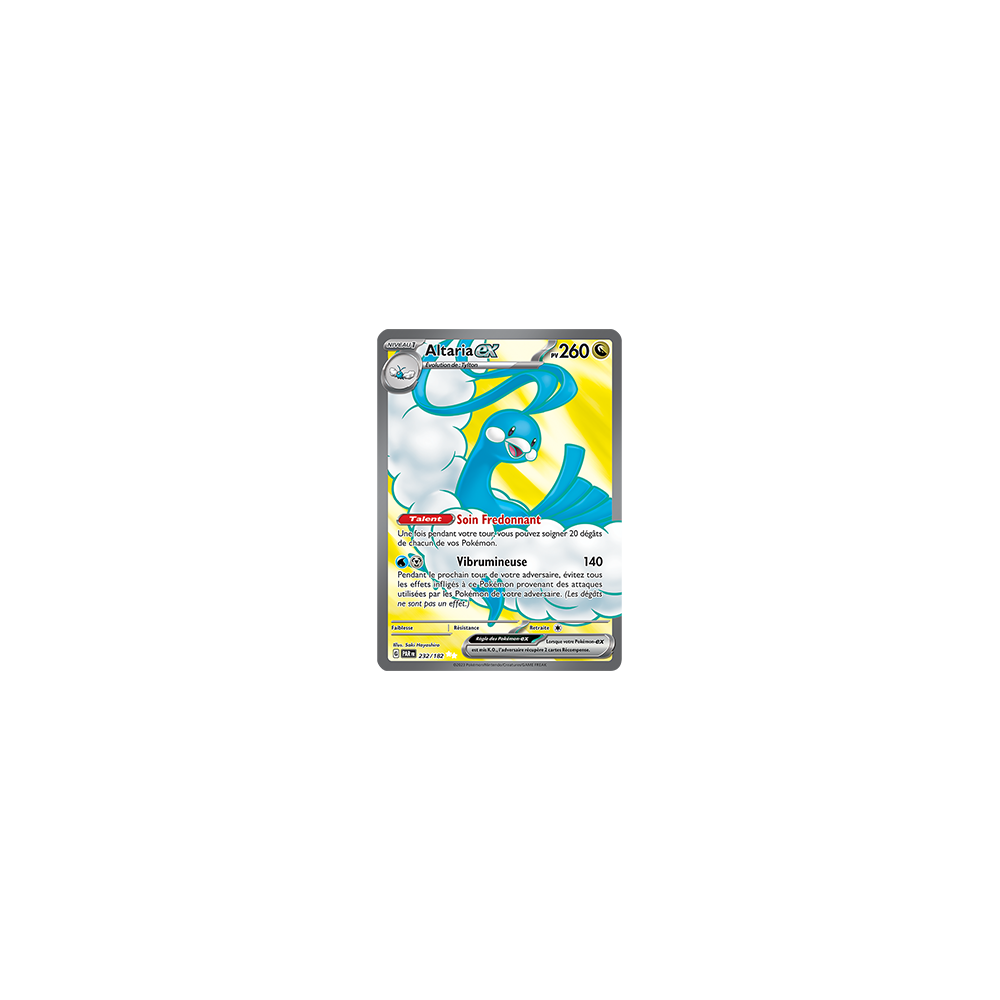 Altaria, carte Ultra rare de Faille Paradoxe