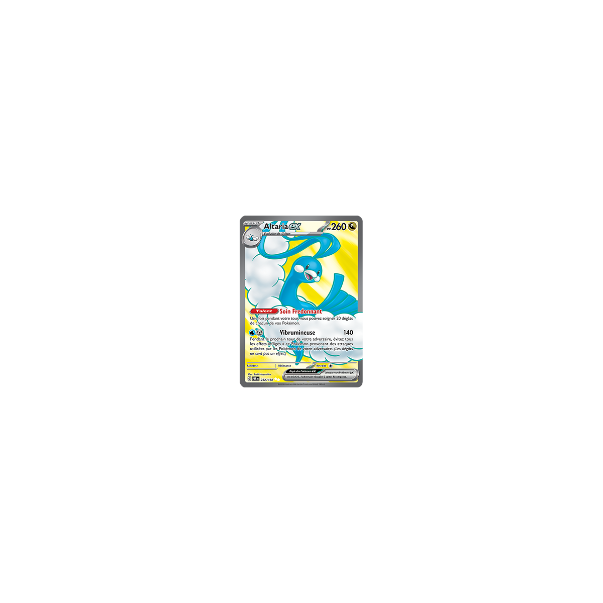 Altaria, carte Ultra rare de Faille Paradoxe