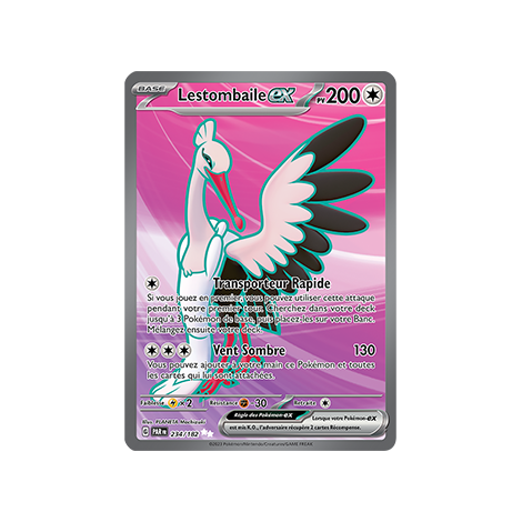 Lestombaile 234/182 : Ultra rare de Pokémon Faille Paradoxe