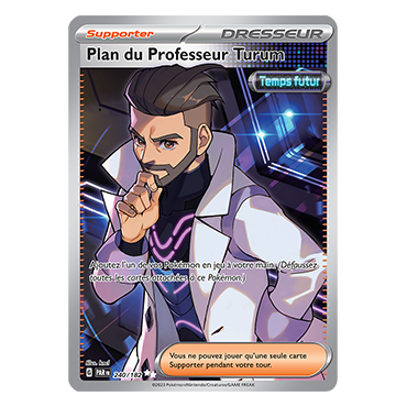 Plan du Professeur Turum 240/182 : Ultra rare de Pokémon Faille Paradoxe