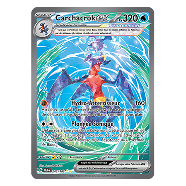 Carchacrok 245/182 : Illustration spéciale rare de Pokémon Faille Paradoxe