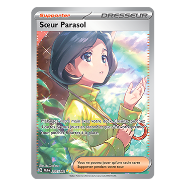 Sœur Parasol 255/182 : Illustration spéciale rare de Pokémon Faille Paradoxe