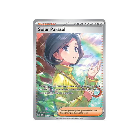 Sœur Parasol 255/182 : Illustration spéciale rare de Pokémon Faille Paradoxe