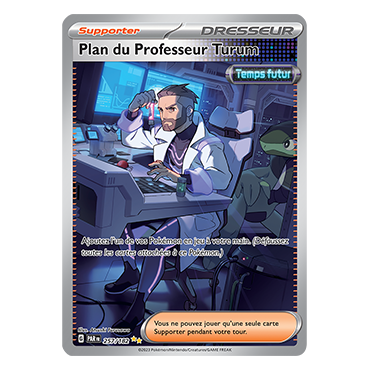 Plan du Professeur Turum 257/182 : Illustration spéciale rare de Pokémon Faille Paradoxe