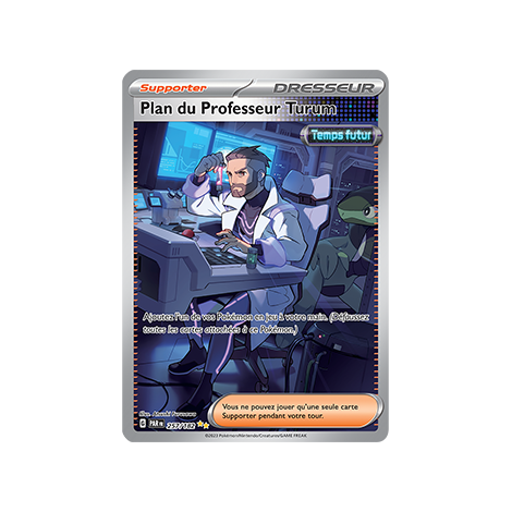 Plan du Professeur Turum 257/182 : Illustration spéciale rare de Pokémon Faille Paradoxe