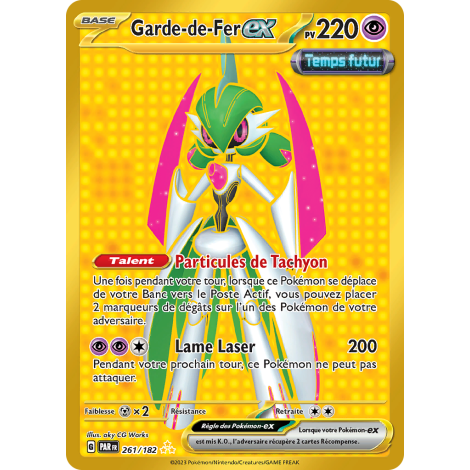 Carte Garde-de-Fer - Hyper rare de Pokémon 261/182