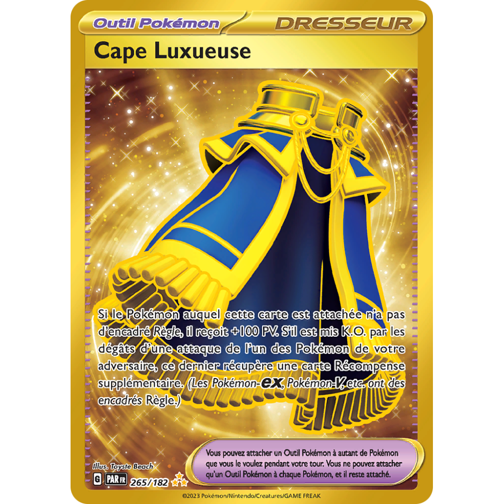 Cape Luxueuse 265/182 : Hyper rare de Pokémon Faille Paradoxe