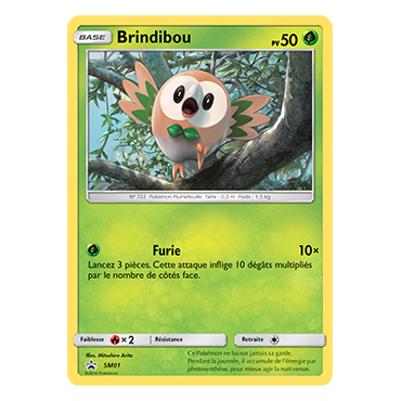 Carte Brindibou - de Pokémon SM01