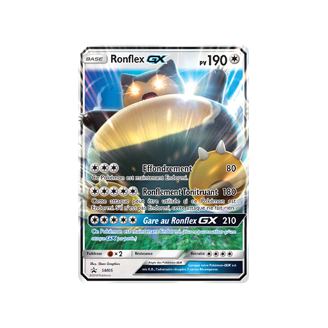 Ronflex SM05 : - de Pokémon Promo SM (Soleil et Lune)