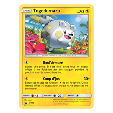 Carte Togedemaru - de Pokémon SM09