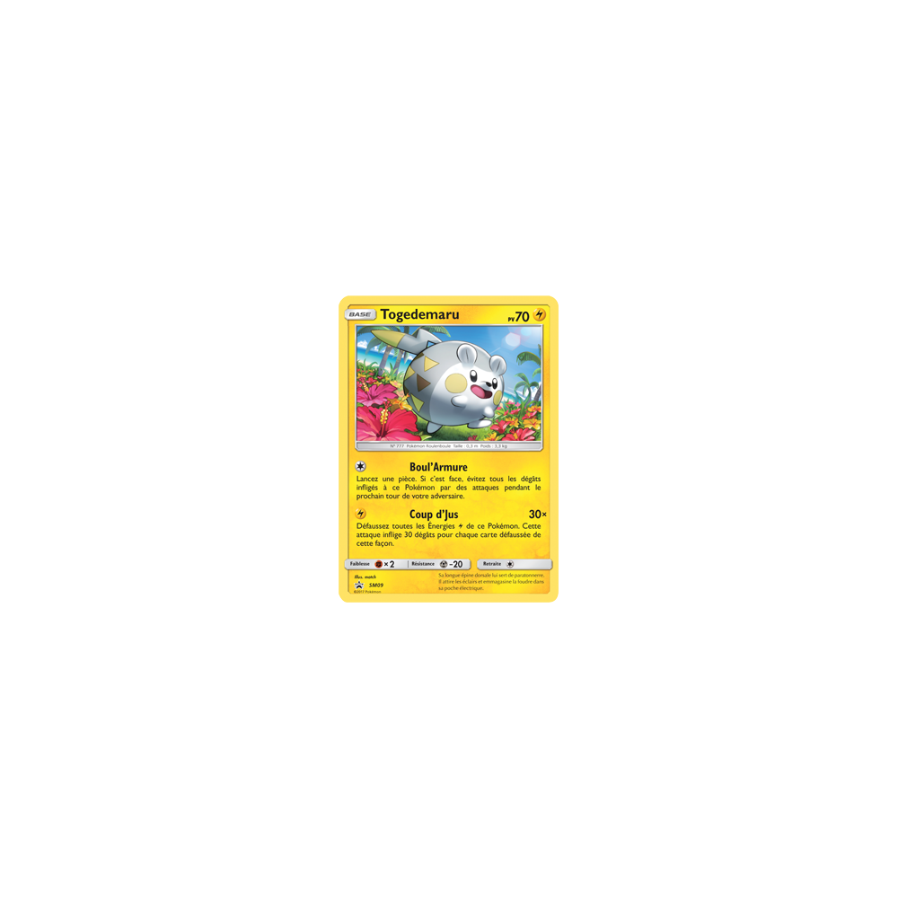 Carte Togedemaru - de Pokémon SM09