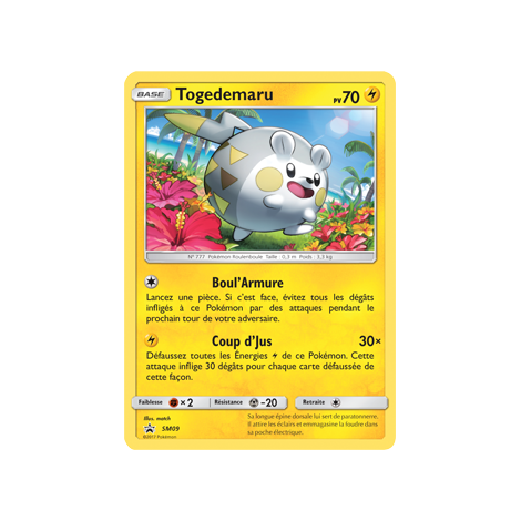 Carte Togedemaru - de Pokémon SM09