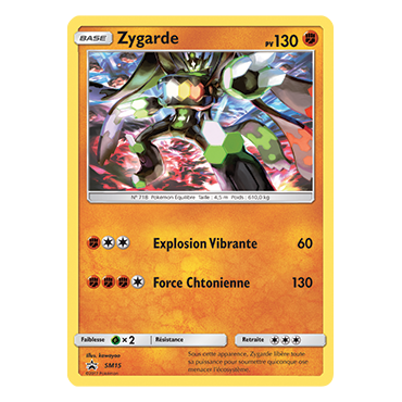 Zygarde, carte - de Promo SM (Soleil et Lune)
