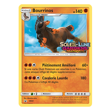Bourrinos, carte - de Promo SM (Soleil et Lune)
