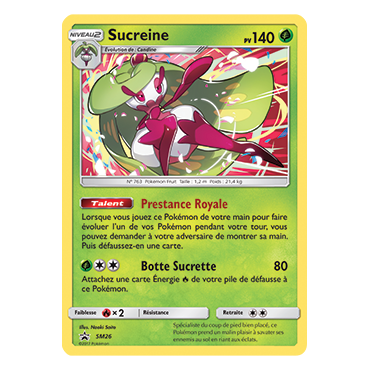 Carte Sucreine - de Pokémon SM26