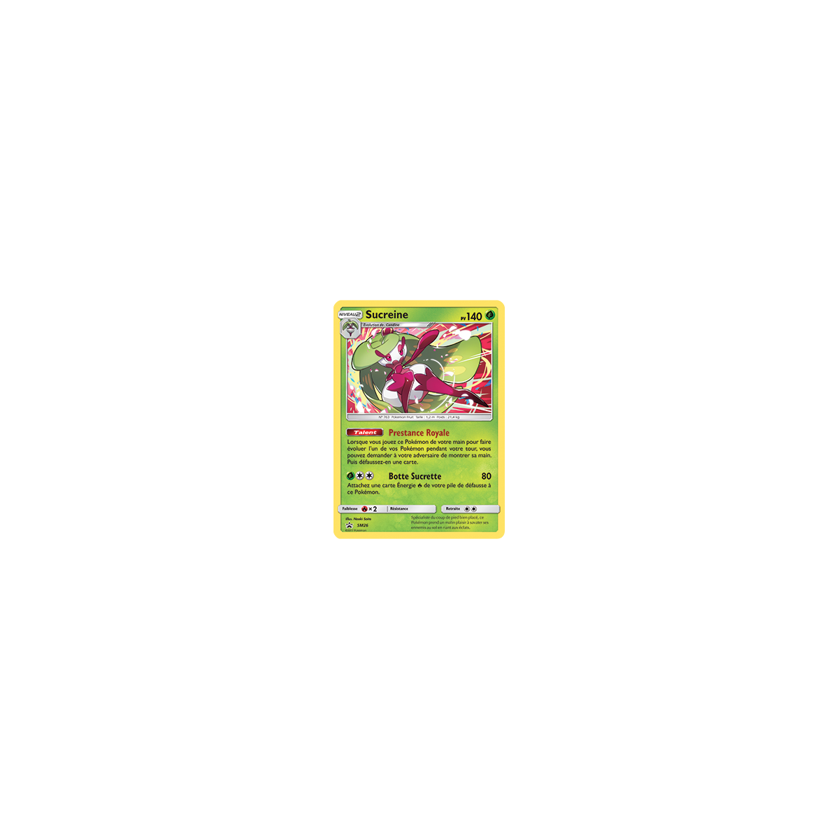 Carte Sucreine - de Pokémon SM26