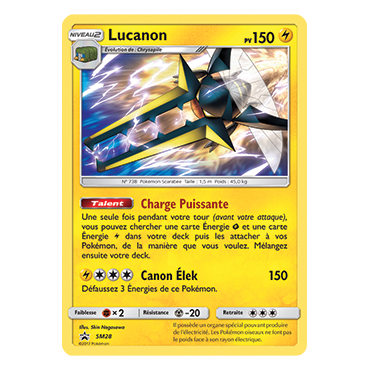 Carte Lucanon - de Pokémon SM28