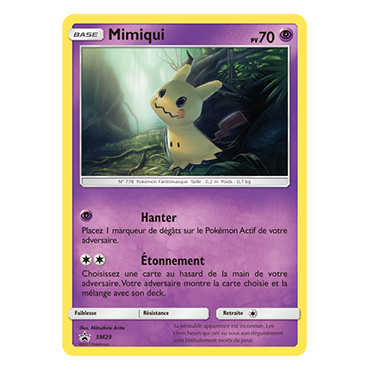 Mimiqui SM29 : - de Pokémon Promo SM (Soleil et Lune)