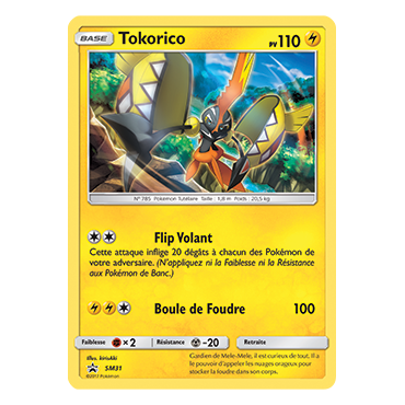 Tokorico, carte - de Promo SM (Soleil et Lune)