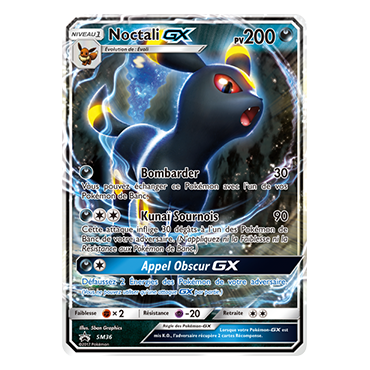 Carte Noctali - de Pokémon SM36