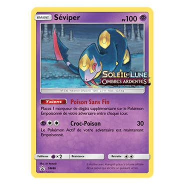 Séviper, carte - de Promo SM (Soleil et Lune)