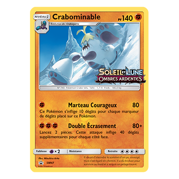 Crabominable, carte - de Promo SM (Soleil et Lune)
