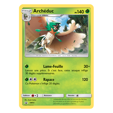 Carte Archéduc - de Pokémon SM55