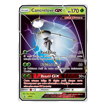 Carte Cancrelove - de Pokémon SM66