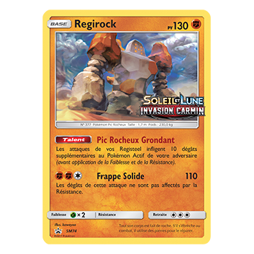 Regirock, carte - de Promo SM (Soleil et Lune)