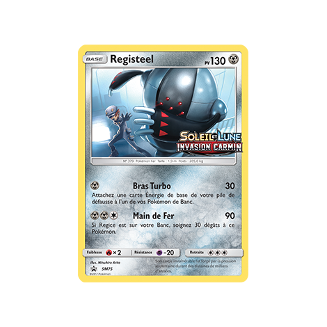 Carte Registeel - de Pokémon SM75