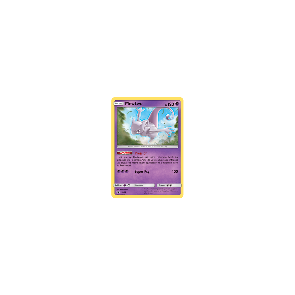 Mewtwo SM77 : - de Pokémon Promo SM (Soleil et Lune)