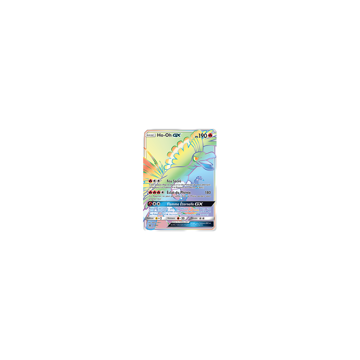 Carte Ho-Oh - de Pokémon SM80