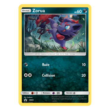 Zorua SM83 : - de Pokémon Promo SM (Soleil et Lune)