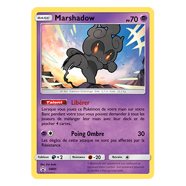 Marshadow, carte - de Promo SM (Soleil et Lune)
