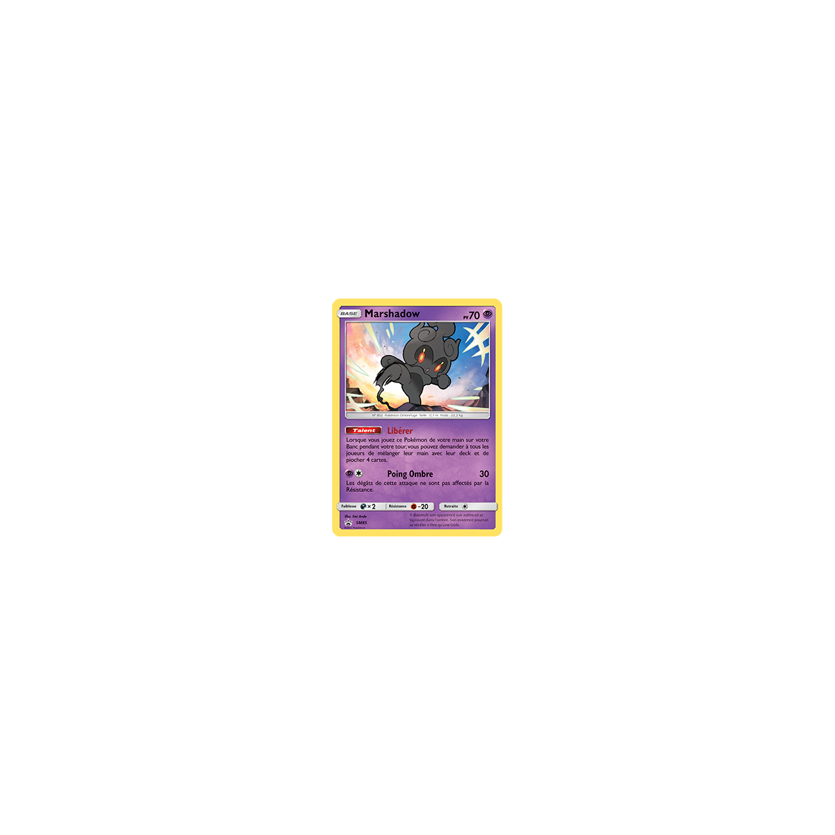 Marshadow, carte - de Promo SM (Soleil et Lune)