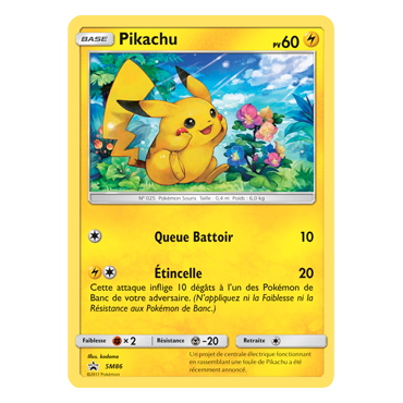 Pikachu SM86 : - de Pokémon Promo SM (Soleil et Lune)