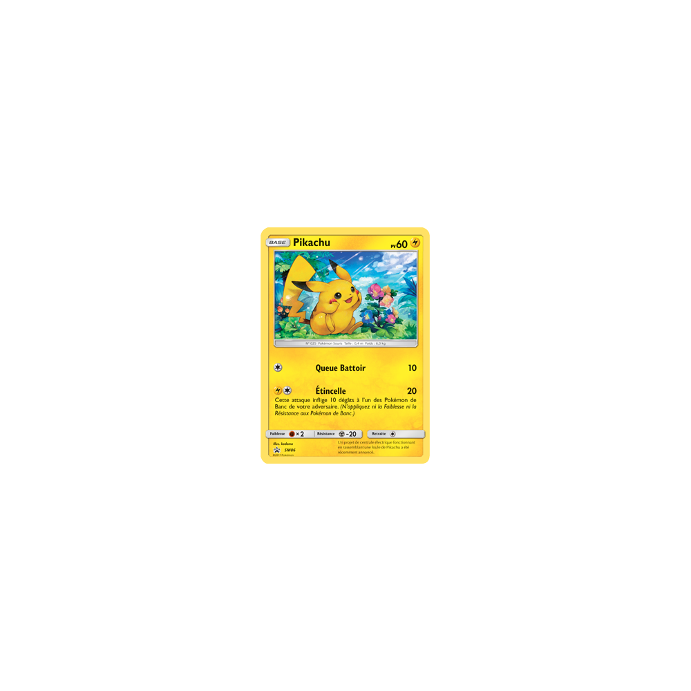 Pikachu SM86 : - de Pokémon Promo SM (Soleil et Lune)