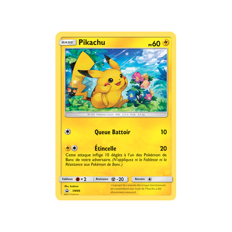 Pikachu SM86 : - de Pokémon Promo SM (Soleil et Lune)