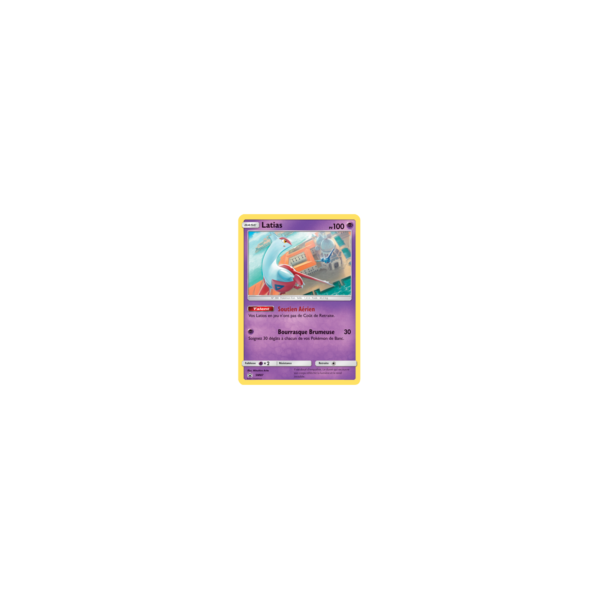 Latias SM87 : - de Pokémon Promo SM (Soleil et Lune)