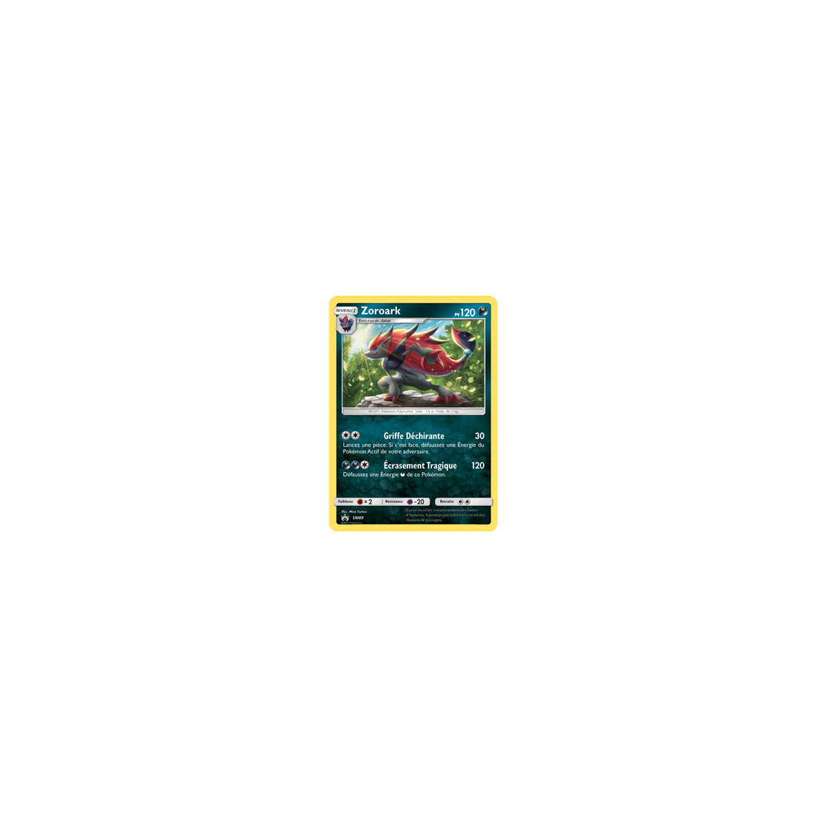 Zoroark SM89 : - de Pokémon Promo SM (Soleil et Lune)