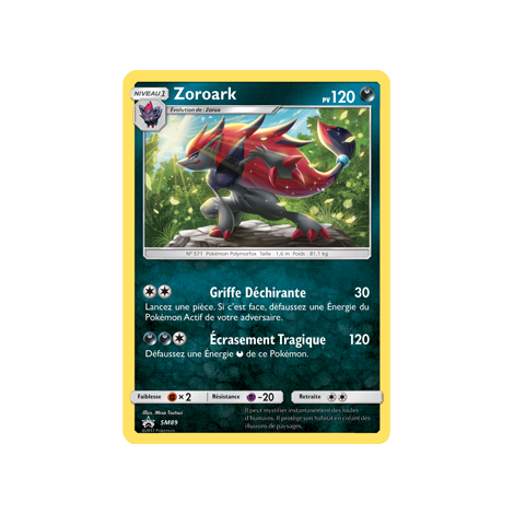 Zoroark SM89 : - de Pokémon Promo SM (Soleil et Lune)