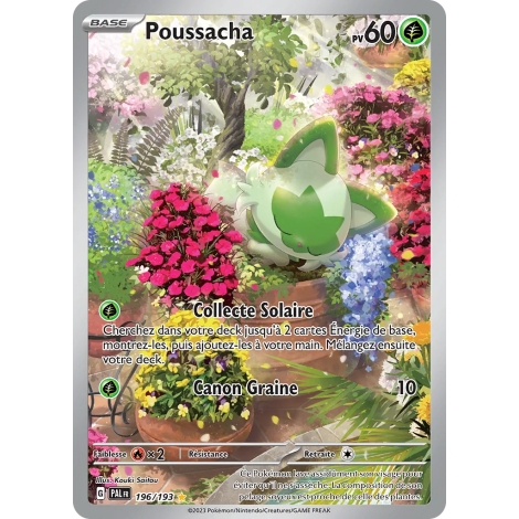 Poussacha 196/193 : Joyau Illustration rare de l'extension Pokémon Écarlate et Violet Évolutions à Paldea