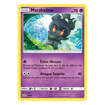 Marshadow, carte - de Promo SM (Soleil et Lune)
