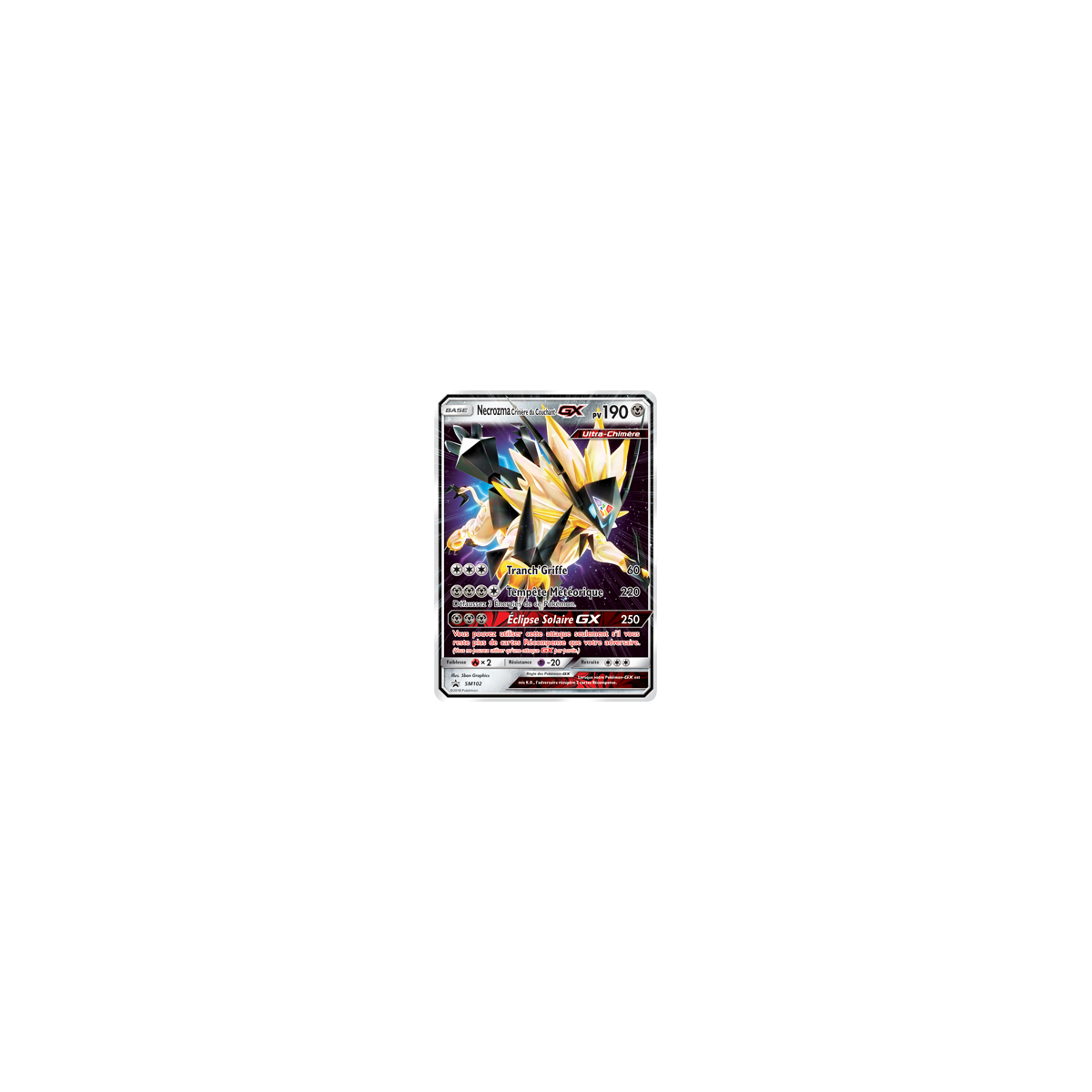 Necrozma Crinière du Couchant SM102 Pokémon Promo SM (Soleil et Lune)