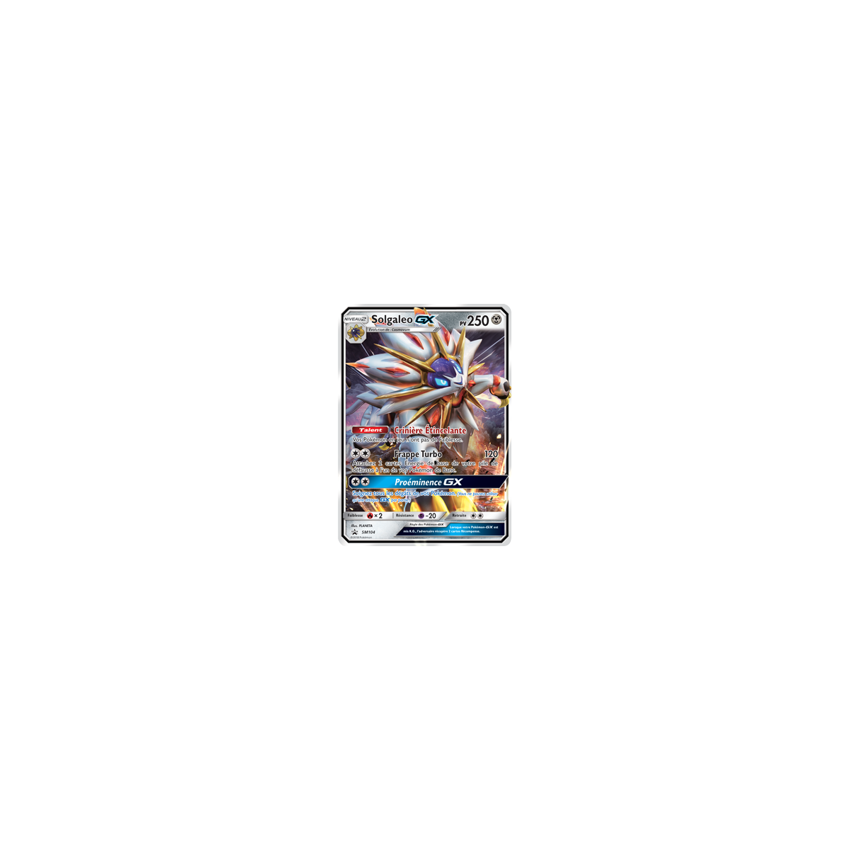 Solgaleo SM104 : - de Pokémon Promo SM (Soleil et Lune)