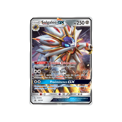 Solgaleo SM104 : - de Pokémon Promo SM (Soleil et Lune)